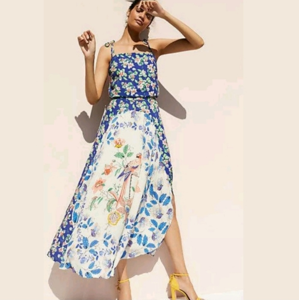 NEW Anthropologie Akemi + Kin Passaro Maxi Dress